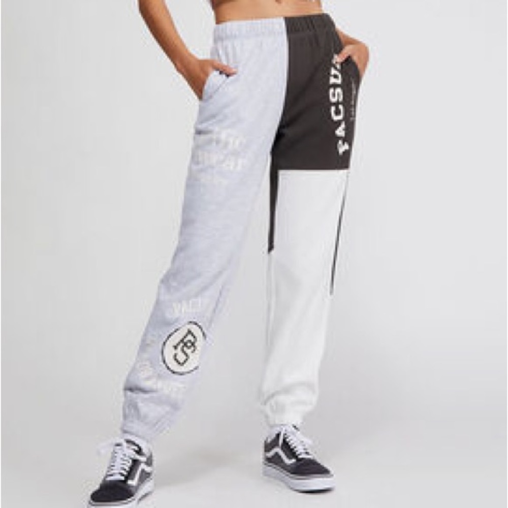 Pacsun Colorblock Spliced Jogger Sweatpants
